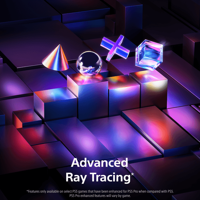 Gaming - Playstation 5 Pro with advanced Ray Tracing