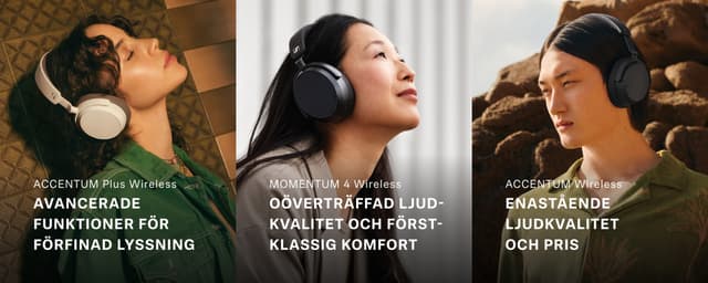 Sennheiser - Wireless Over-Ear Headphones - Hero Image - SE