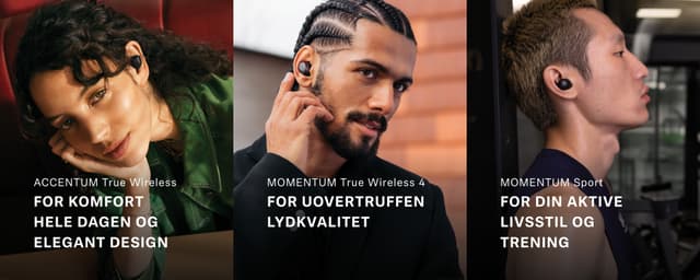 Sennheiser - Trådløse In-Ear Hodetelefoner