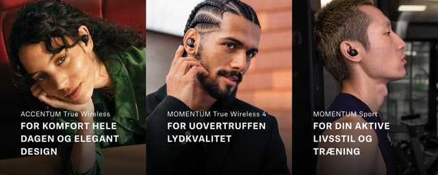 Sennheiser ægte trådløse earbuds