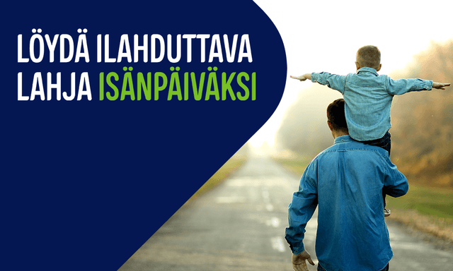 Löydä ilahduttava lahja isänpäiväksi