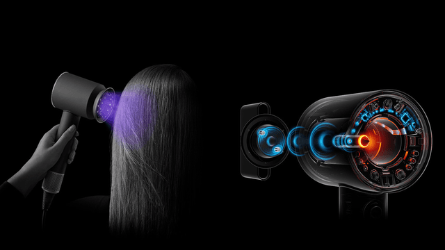 Dyson - SDA - Supersonic hårtørrer med Scalp protect mode og intelligent tilbehør