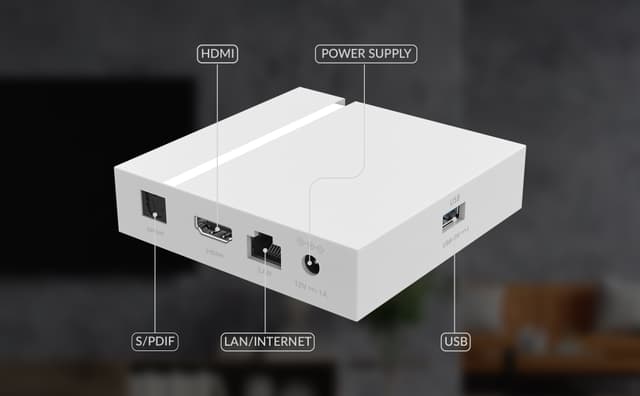 Strong TV Leap S3+ TV med enkle tilkoblinger