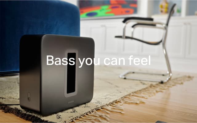Sonos Sub 4 - Bas, du kan mærke