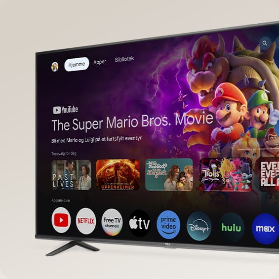 Google TV Streamer - Bytt innhold fra hjem-skjermen