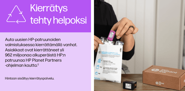 HP Instant Ink - Kierrätys