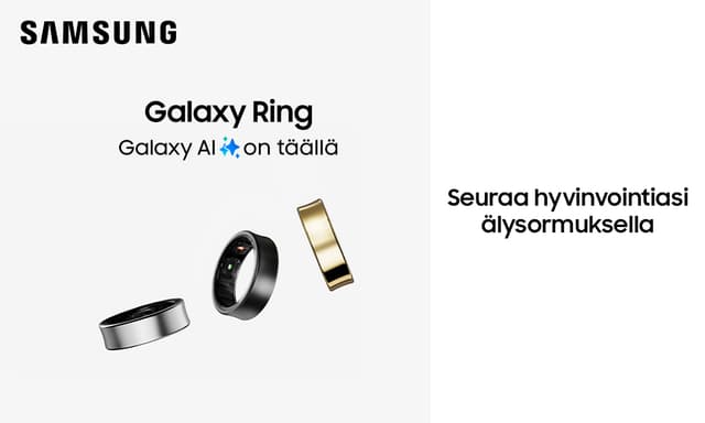Samsung Galaxy Ring - seuraa hyvinvointiasi älysormuksella