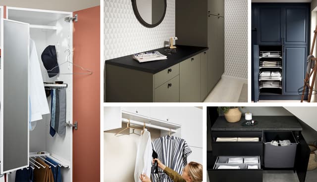 Epoq - Create a Wardrobe with Epoq - Collage with different Epoq wardrobes