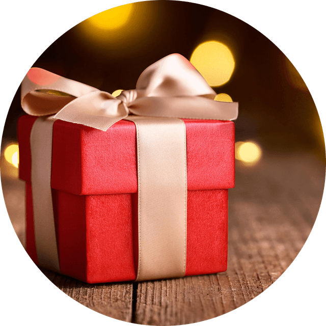 Circled Xmas Gift 100