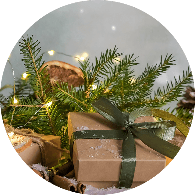 Circled Xmas Gift 500