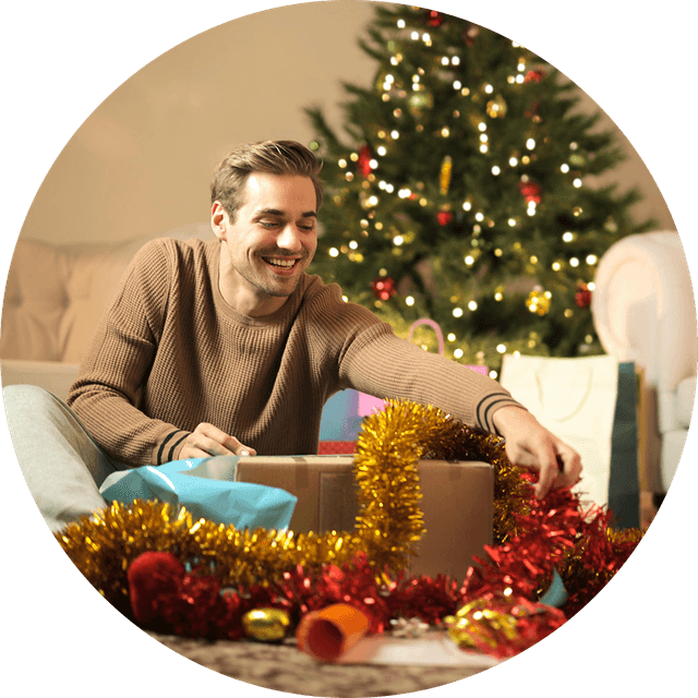 Circled Xmas Gift Boyfriend