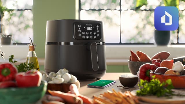 Philips - Airfryer - Philips 5000 Series 7,2 l Connected -kiertoilmakypsennin