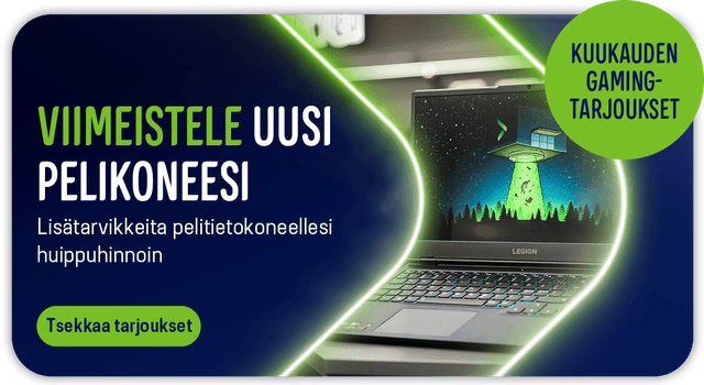 Viimeistele uusi pelikoneesi - lisätarvikkeita pelitietokoneellesi huippuhinnoin
