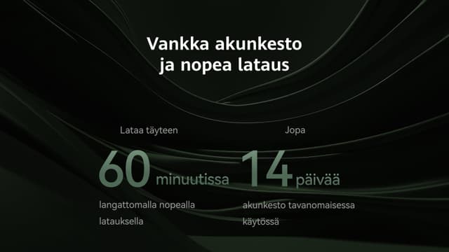 Huawei Watch Ultimate - 2 viikon akunkesto ja nopea lataus