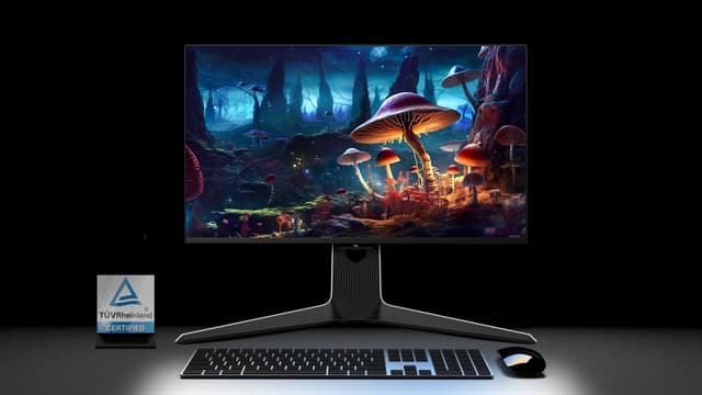 TCL monitor with TÜV Low Blue Light for better eye comfort