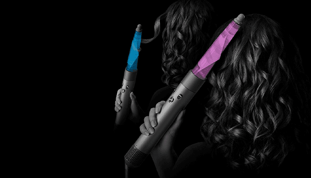 Dyson Airwrap™ multi-styler ja kuvituskuva uudesta kartiomaisesta barrrel-lisäosasta