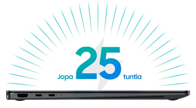 Samsung - Galaxy Book5 Pro 16" ja Book5 Pro 360 -kannettavissa riittää virtaa