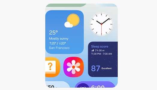 Samsung Galaxy S25 widget