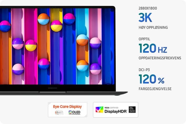 Samsung - Galaxy Book5 Pro med Dynamic Amoled 2x Display
