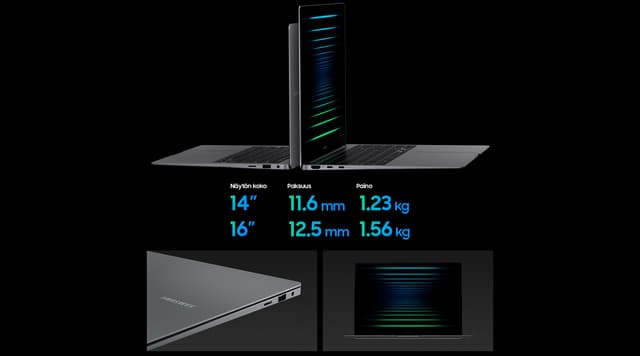 Samsung Galaxy Book5 Pro – Premium. Kannettava. Pro
