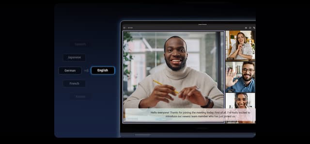 Samsung Galaxy Book5 Pro 360 with Live Captions - Real-time translations