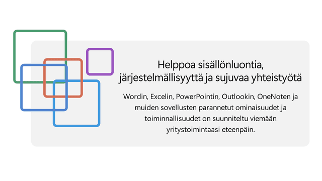 Microsoft Office Home & Business – Helppoa sisällönluontia, järjestelmällisyyttä ja sujuvaa yhteistyötä