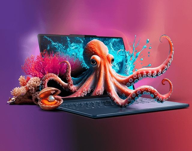 Lenovo Yoga 9i 2-in-1 Aura Edition – 2,8K OLED Puresight-skjerm