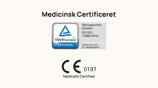 Huawei Watch D2 medicinsk ur med teksten: "Medicinsk Certificeret"