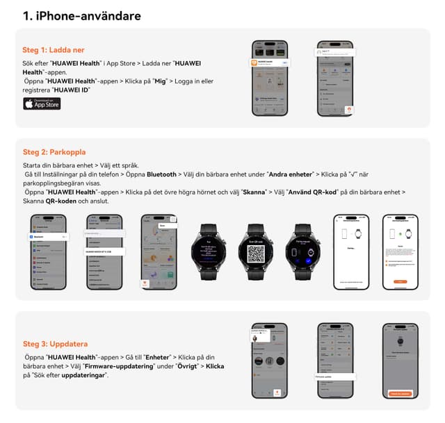01 - Huawei - Compatibility - iPhone Users - SE