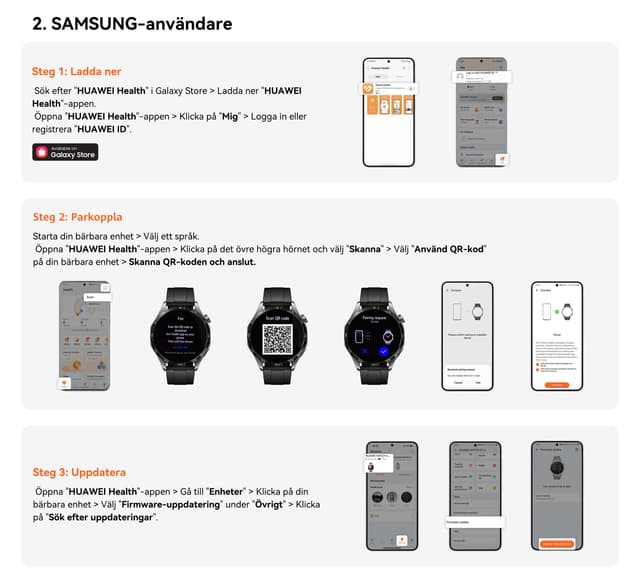 02 - Huawei - Compatibility - Samsung Users - SE