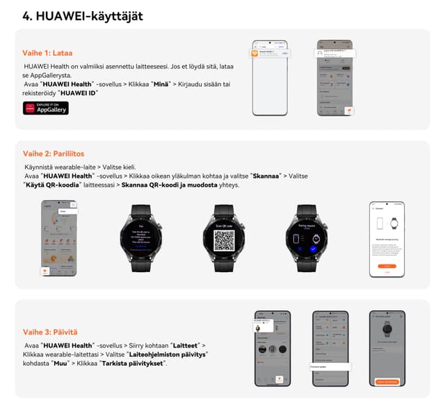 Huawei - Yhteensopiva - Huawei-käyttäjät