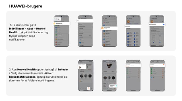 Huawei-brugere: Hvad skal jeg gøre, hvis min HUAWEI-smartwatch ikke modtager beskednotifikationer?