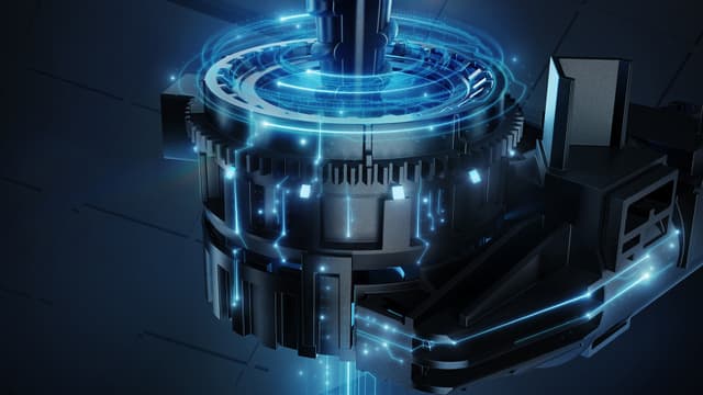 Illustrasjon av Siemens EQ500 kaffemaskin sin creamDrive kvern