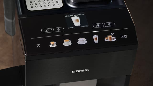 Siemens EQ500 kaffemaskin med intuitivt display