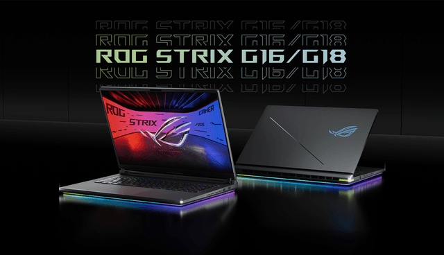 Asus - Gaming - Asus Rog Strix G16 G18 -pelikannettava yläbanneri