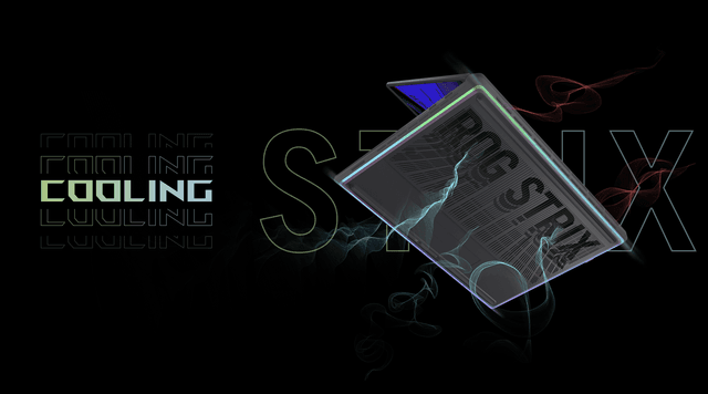 Asus - Gaming - Asus Rog Strix STRIX G16 G18 gaming-PC med teksten 'Cooling'