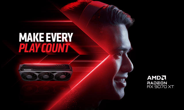 AMD Radeon RX 9070 XT – Make every play count
