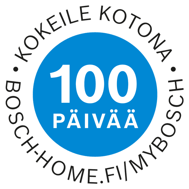 MyBosch – Kokeile kotona 100 päivää