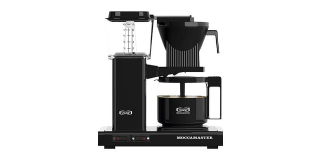 Moccamaster kaffemaskine med glaskande