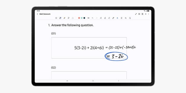 Samsung - Galaxy Tab S10 FE - Get Homework help 4