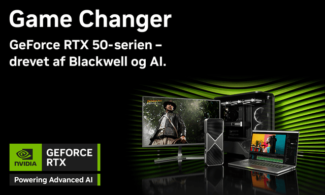 Nvidia RTX GeForce 50 Series - Game Changer banner