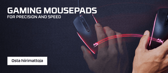 HyperX-hiirimatot varmistavat tarkkuuden ja mukavuuden