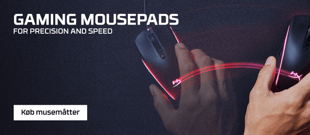 HyperX gamingmusemåtter for præcision og hastighed