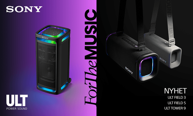 Sony ULT Field3 & 5  Sony ULT Tower 9