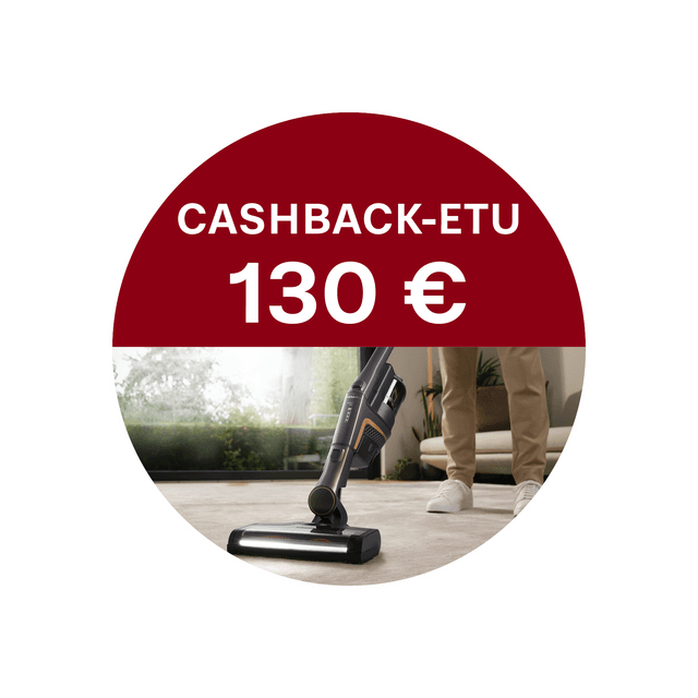 Miele - Pölynimurit - Miele cashback-kampanja - 130 € Cashback-etu Triflex-varsi-imurista