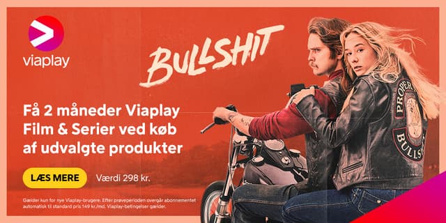 Få 2 måneders Viaplay Film & Serier ved køb af udvalgte produkter