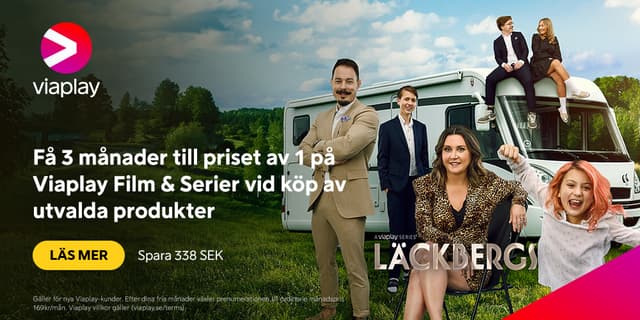 Viaplay Film & Serier - 3 månader till priset av 1! 