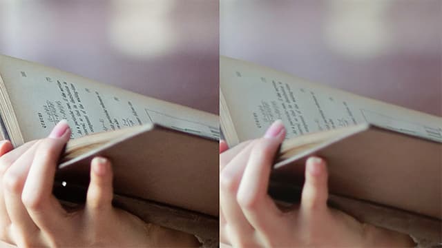 Nvidia - Nvidia Studio - Comparison picture of advanced level of photography