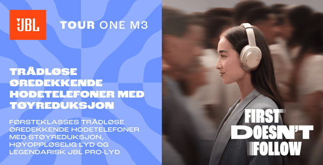 JBL Tour One M3 headphones top banner