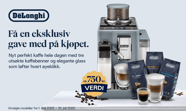 SDA - Coffee - Delonghi coffee machine campaign banner